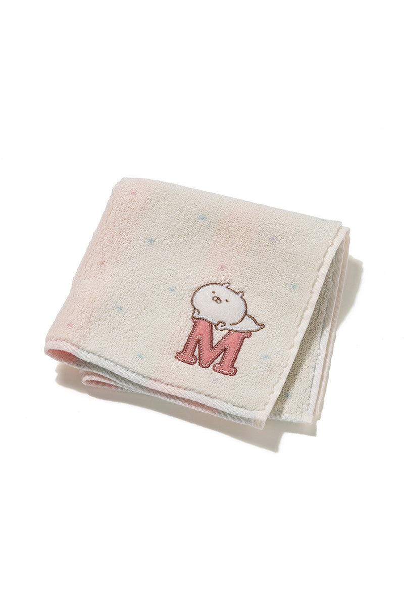 イニシャルミニタオル M(365) うさまる