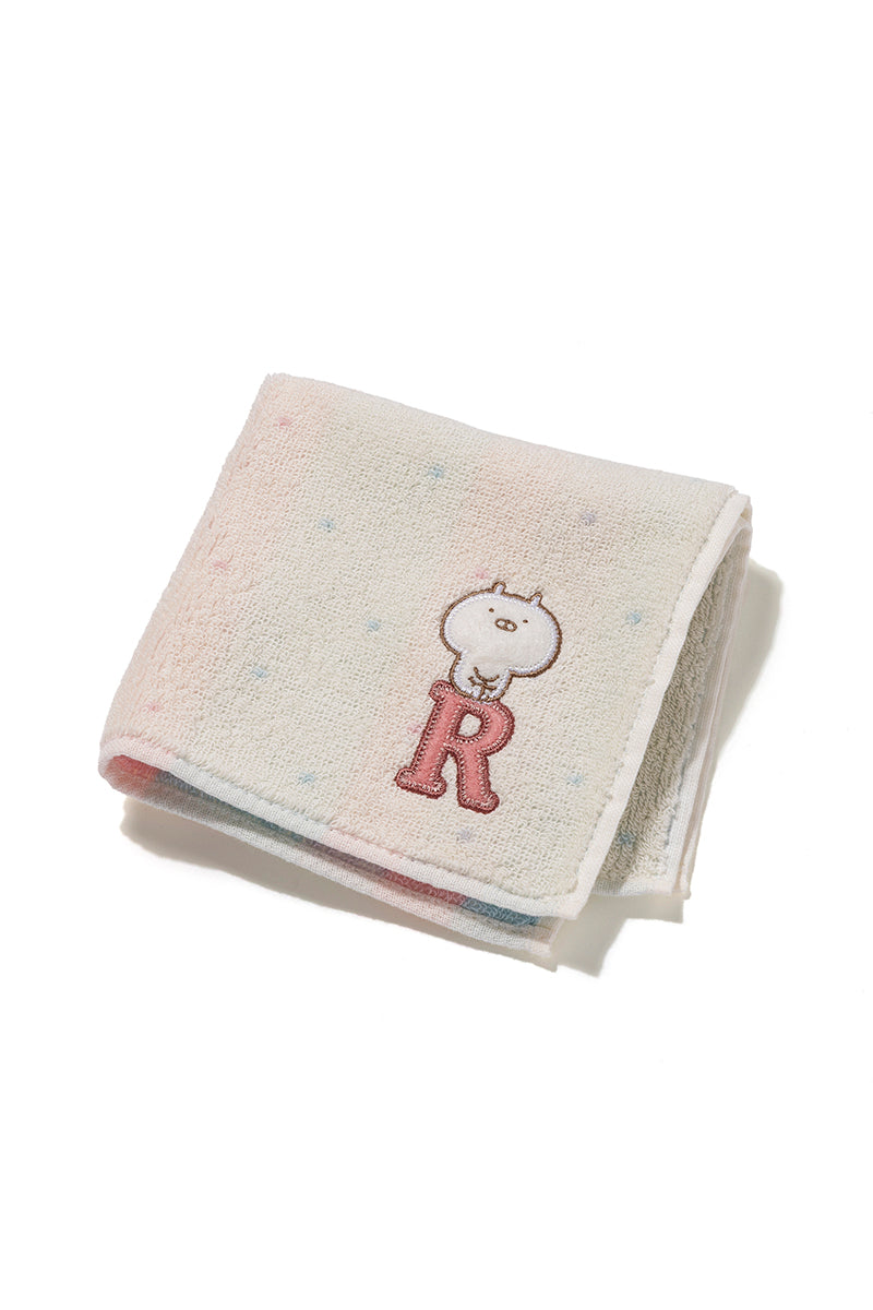 イニシャルミニタオル R(365) うさまる – LINE FRIENDS SQUARE JAPAN