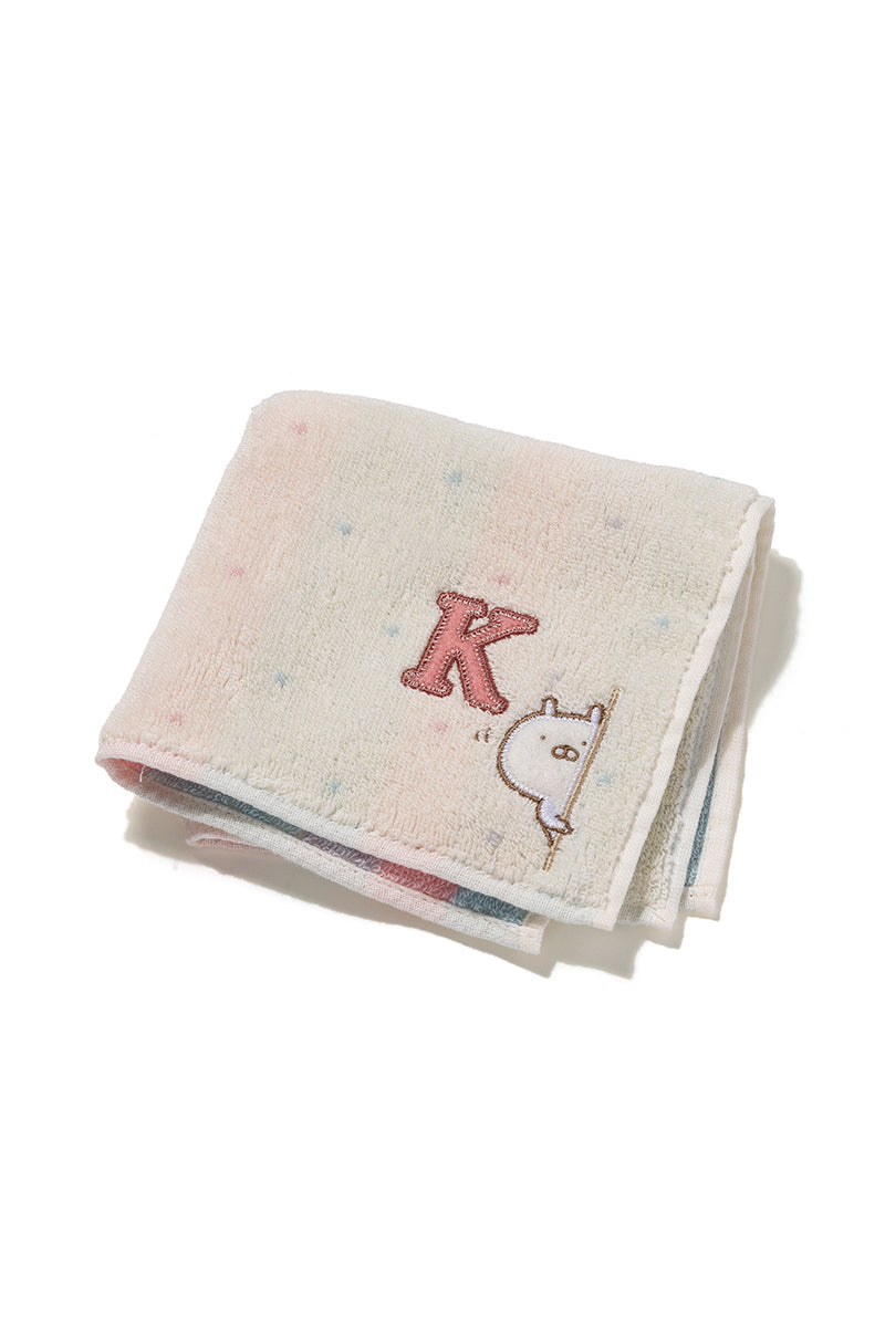 イニシャルミニタオル K(365) うさまる