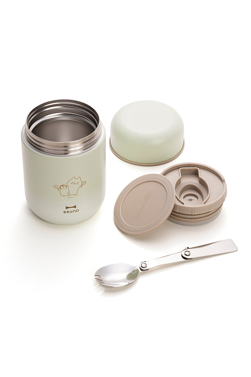 【数量限定予約販売】BRUNO スプーン付きスープジャー ねこぺん日和
