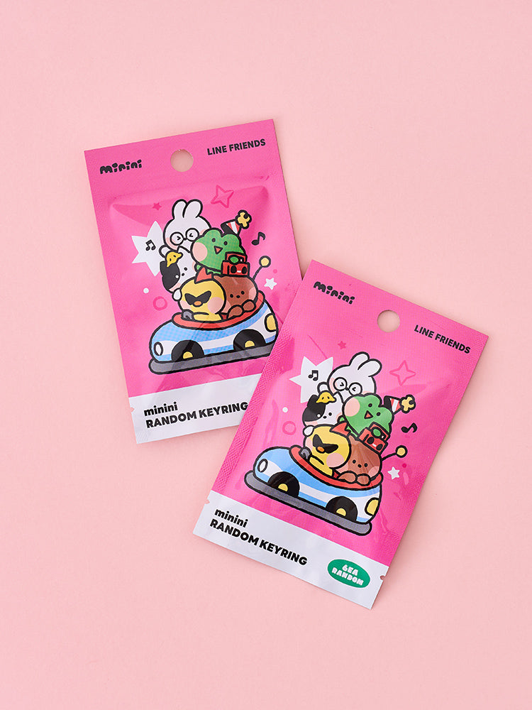 minini ランダムアクリルキーリング(THEME PARK) LINE FRIENDS