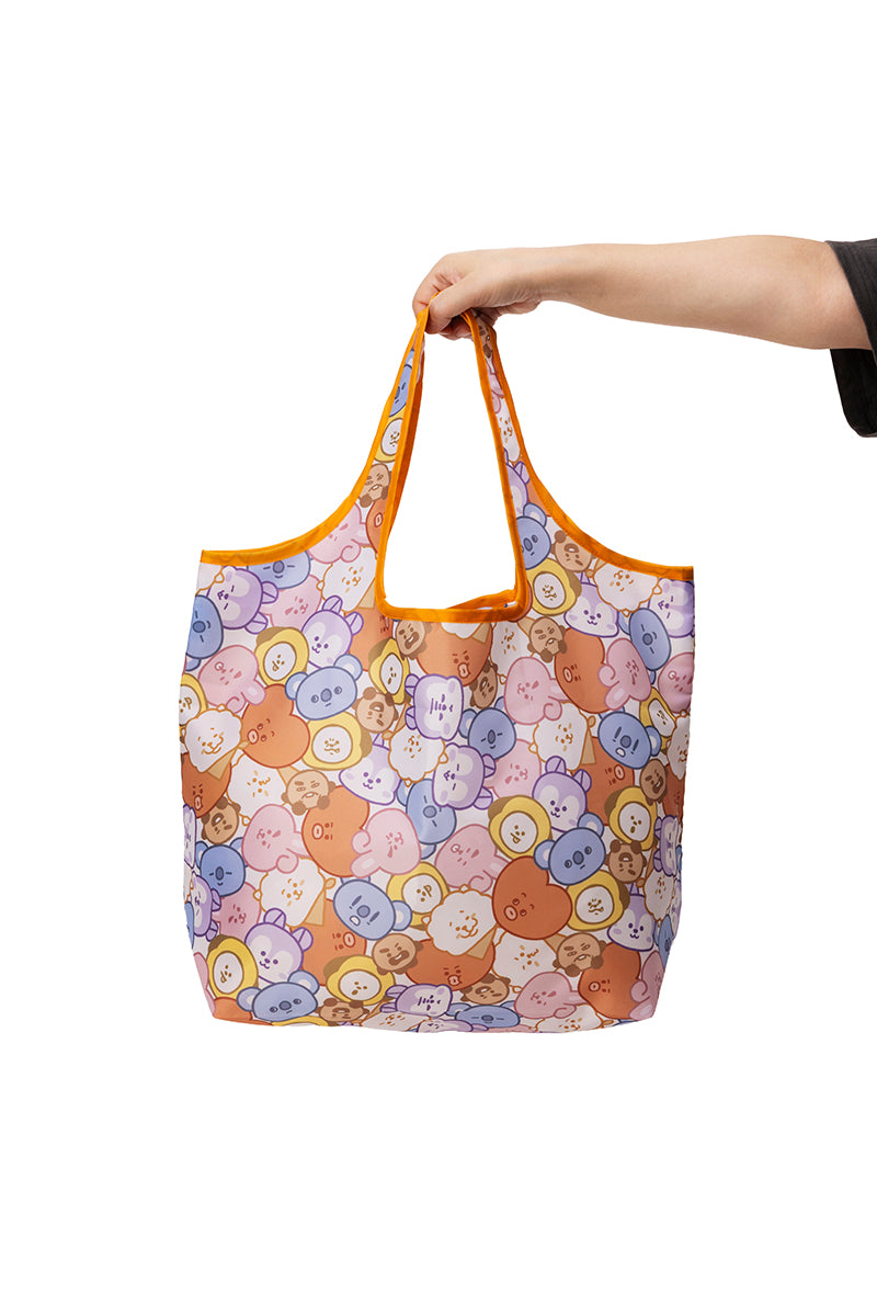 フェイスぎゅっとエコバッグ(ゆるフェイス) BT21