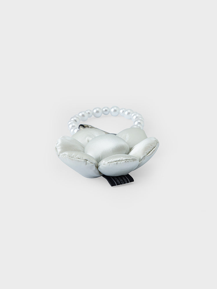 COLLER PADDED 花型キーホルダー シルバー