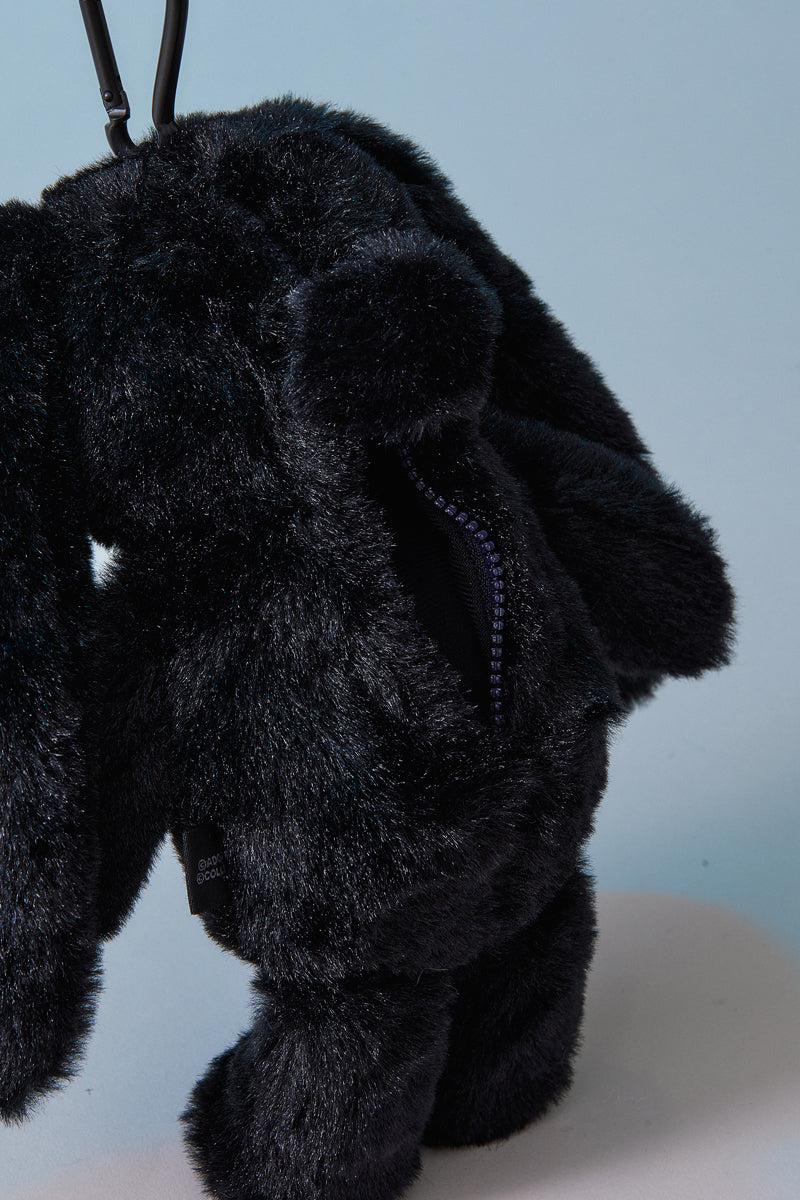 NJ X COLLER ラビットポーチ(SHADE BLACK)