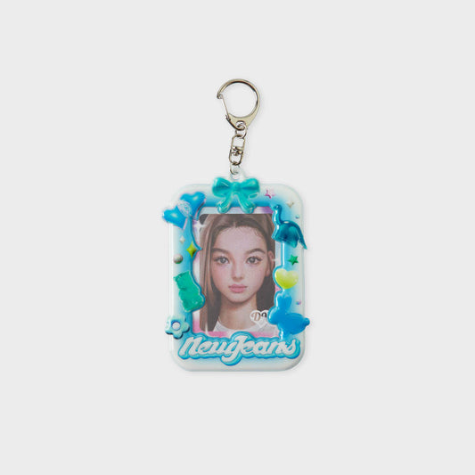 NJ Get Up フォトカードホルダーキーリング (DANIELLE)