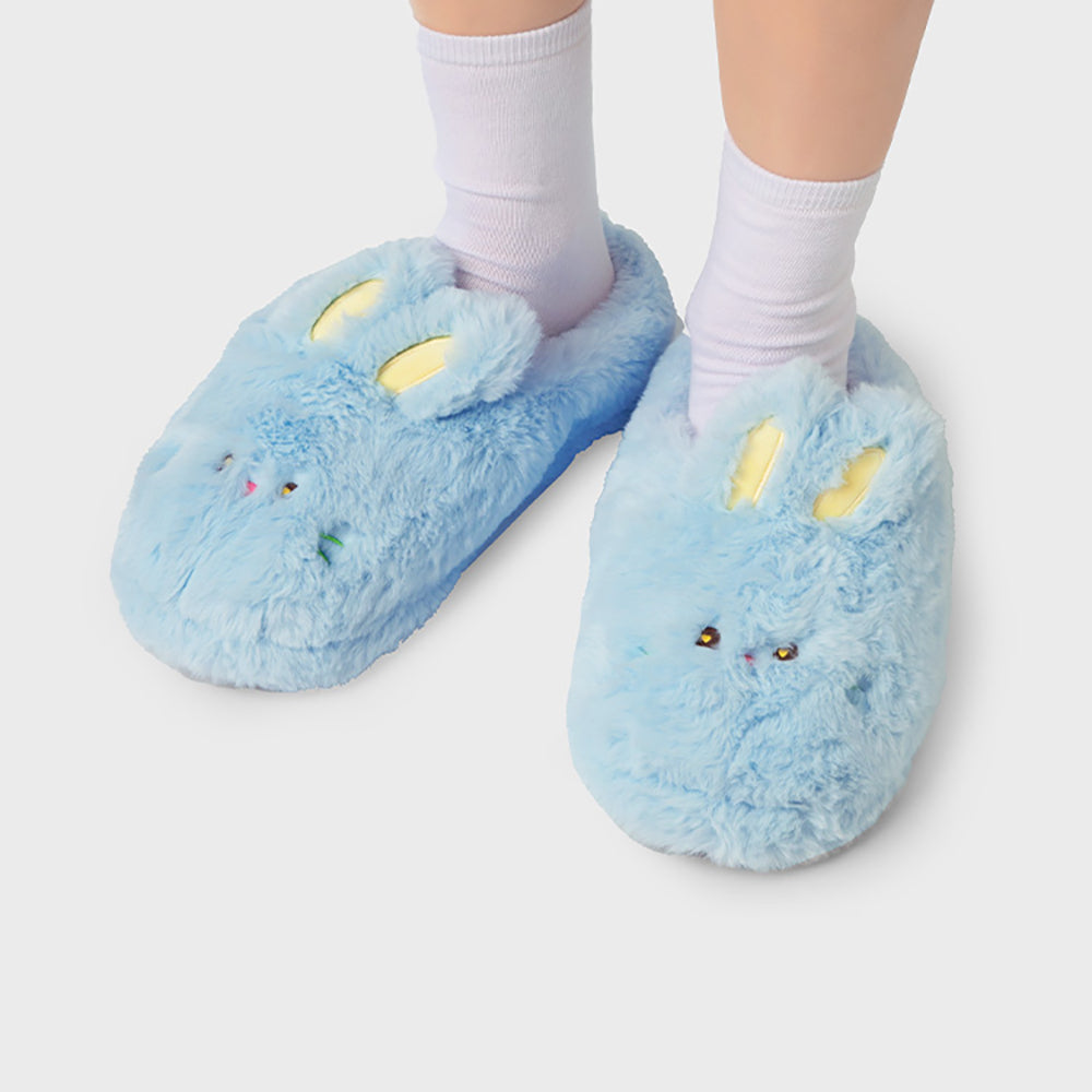 bunini ぬいぐるみスリッパ (BLUE)