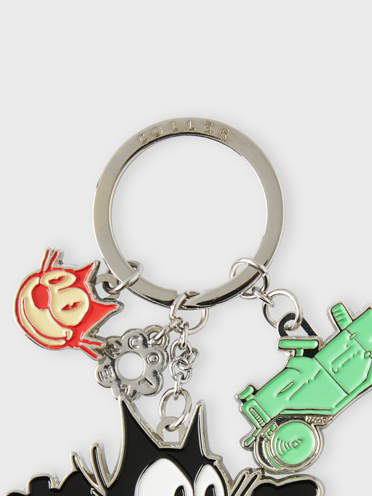 COLLER x UNIVERSAL メタルキーリング  フェリックス VER.1
