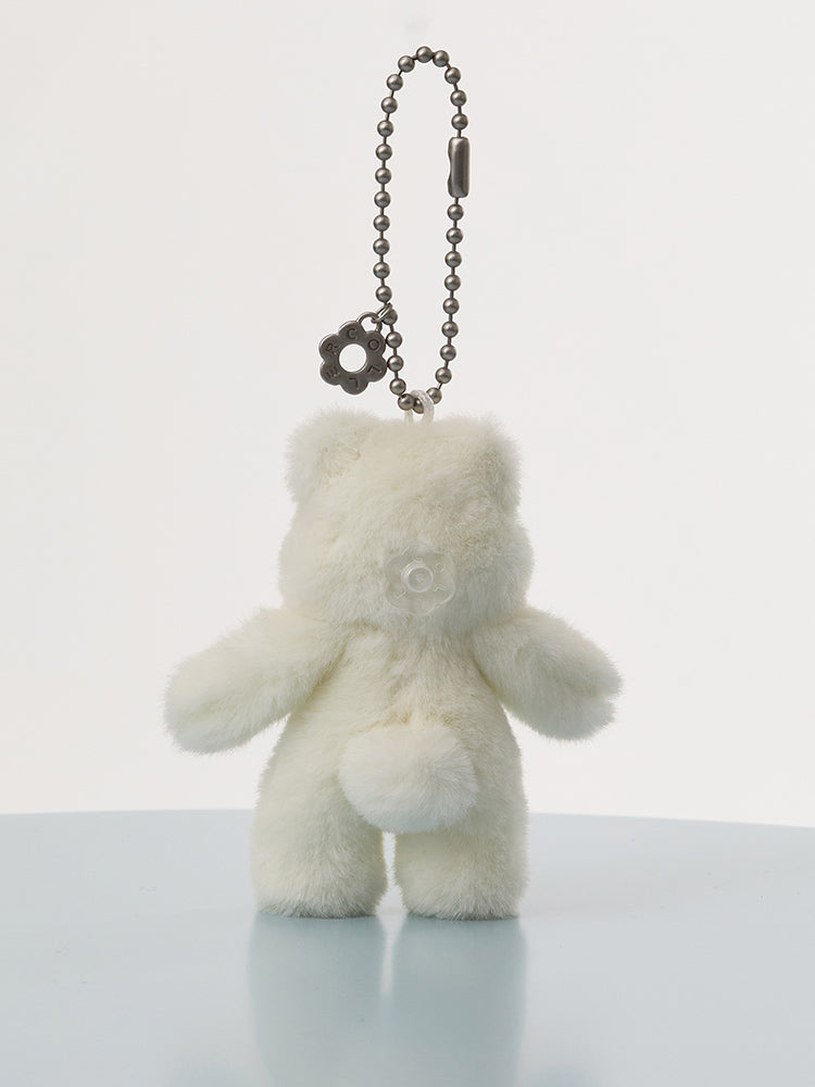 COLLER ミニふわふわぬいぐるみキーリング BAER