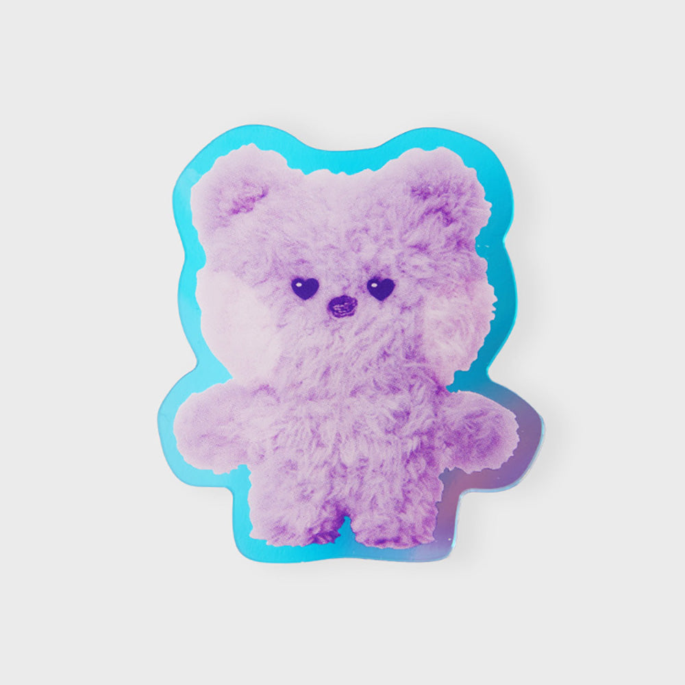 BT21 minini アクリルクリップ マグネット(パープル) KOYA