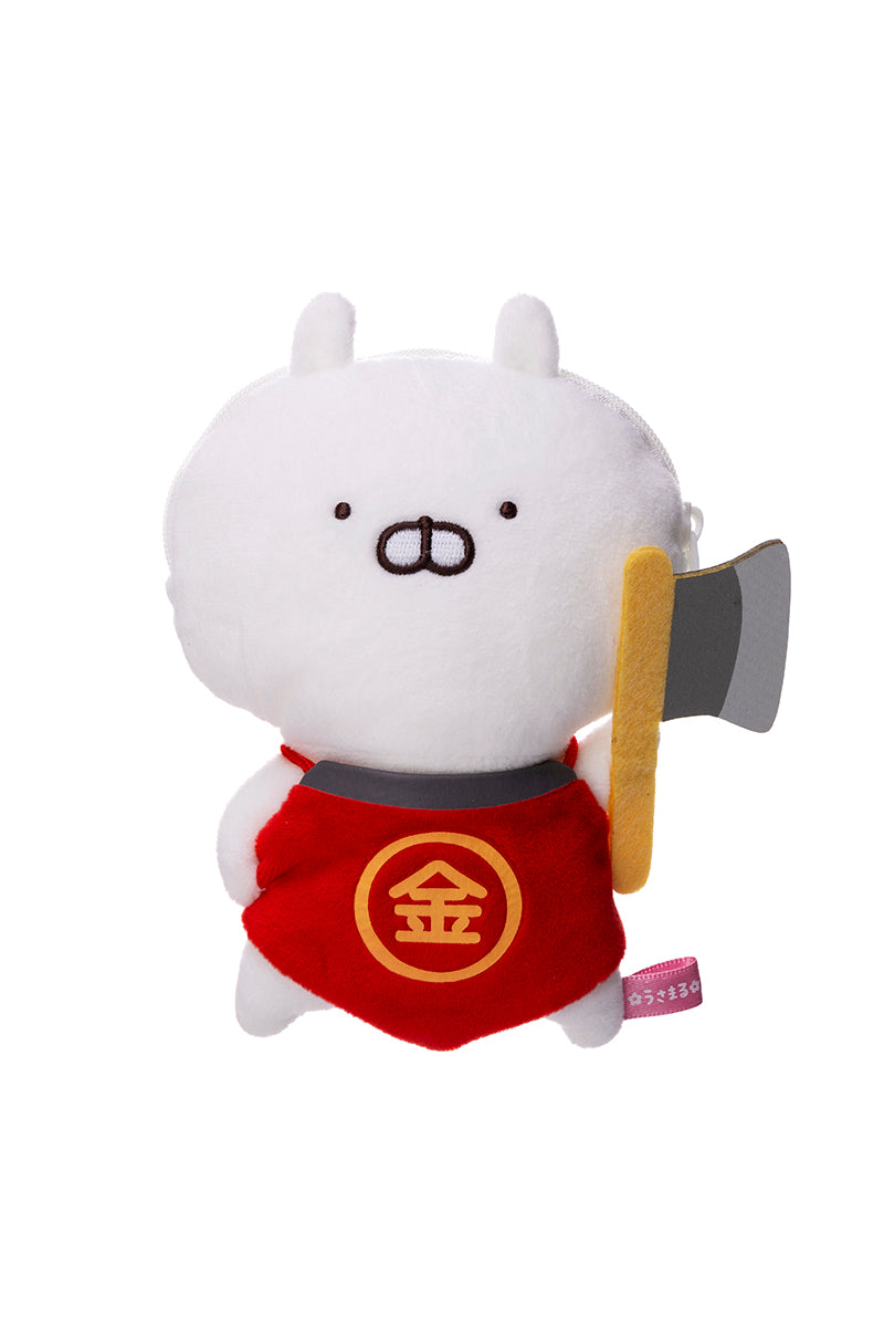 金太郎まる ダイカットフラットポーチ(むかしばなし) うさまる