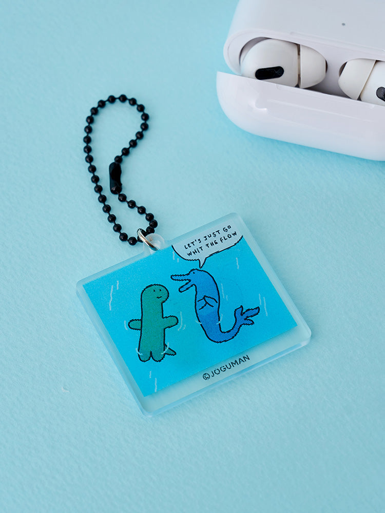 アクリルレンチキュラーキーリング 泳ごう (PARADOX) JOGUMAN