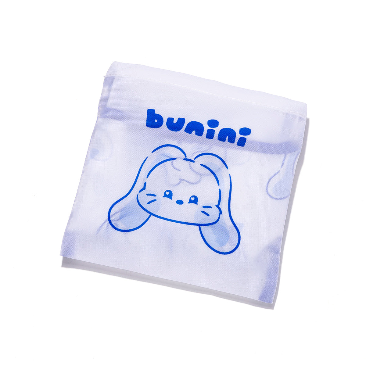 bunini 肩掛けエコバッグ(NV×WH)