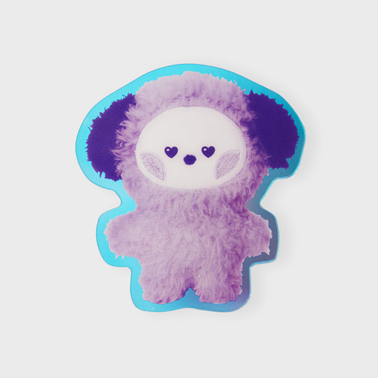BT21 minini アクリルクリップ マグネット(パープル) CHIMMY