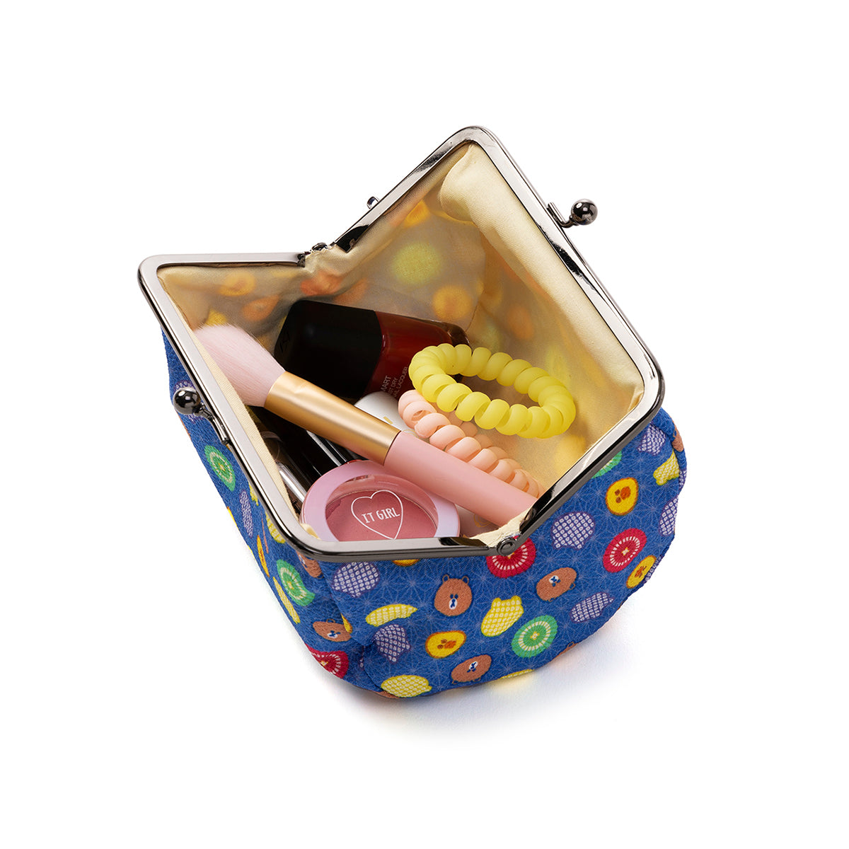 4.5寸俵がま口(紺) LINE FRIENDS