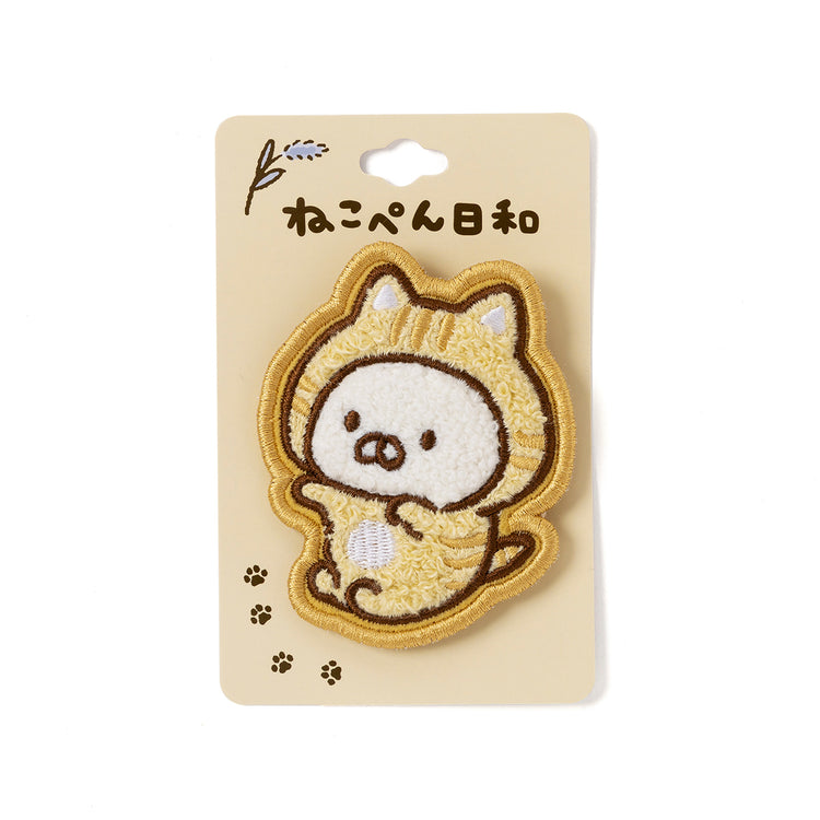 刺繡ブローチ(ねこのしゅうかいじょ) ねこくん