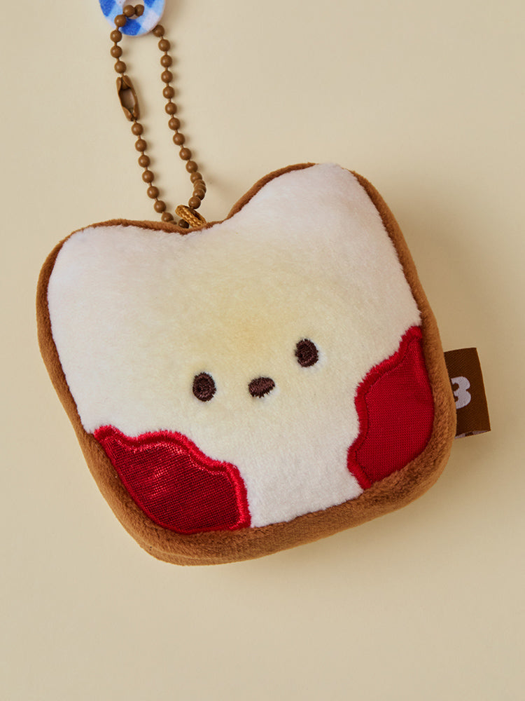 minini ぬいぐるみキーリング ジャムトースト(DESSERT CAFE) ブニニ