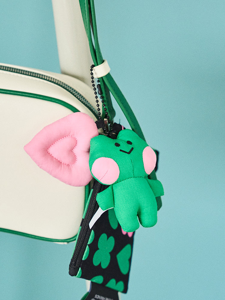 minini x DROPDROPDROP ぬいぐるみキーリング(ハート) レニニ