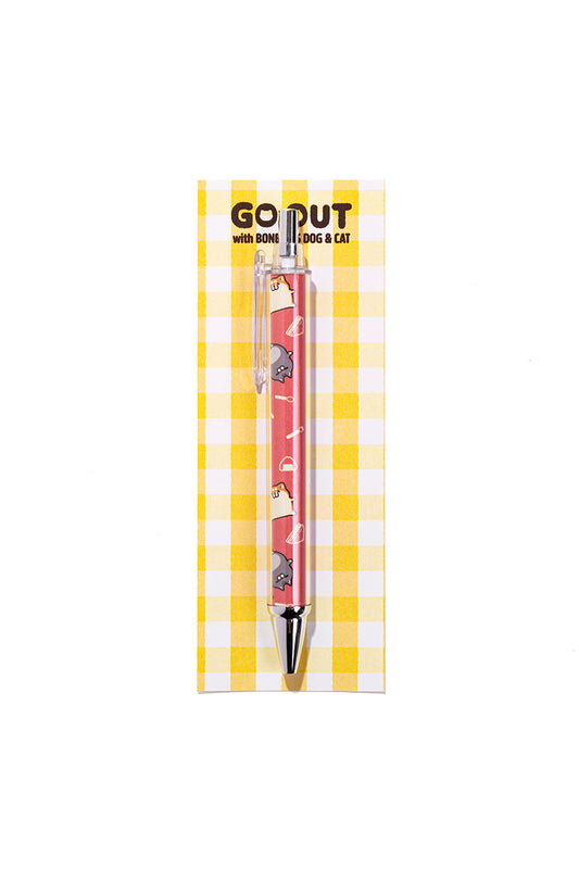 紙巻ボールペン(GO OUT) ボンレス犬とボンレス猫