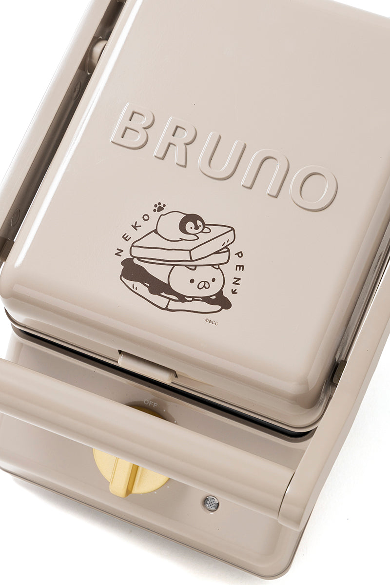 【数量限定予約販売】BRUNO グリルサンドメーカー(BAKERY) ねこぺん日和