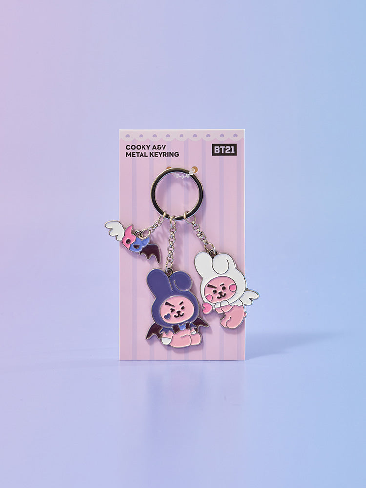 メタルキーリングセット(Angel & Villain) COOKY