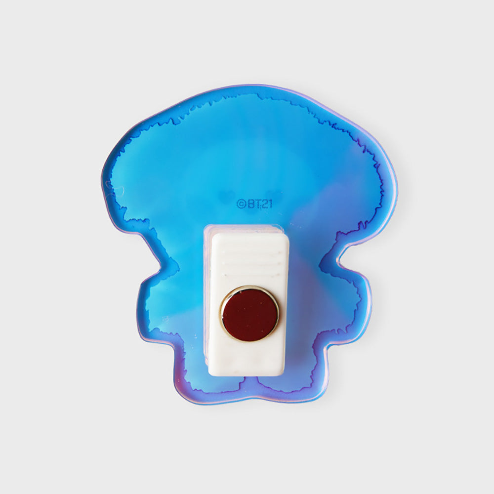 BT21 minini アクリルクリップ マグネット(パープル) CHIMMY