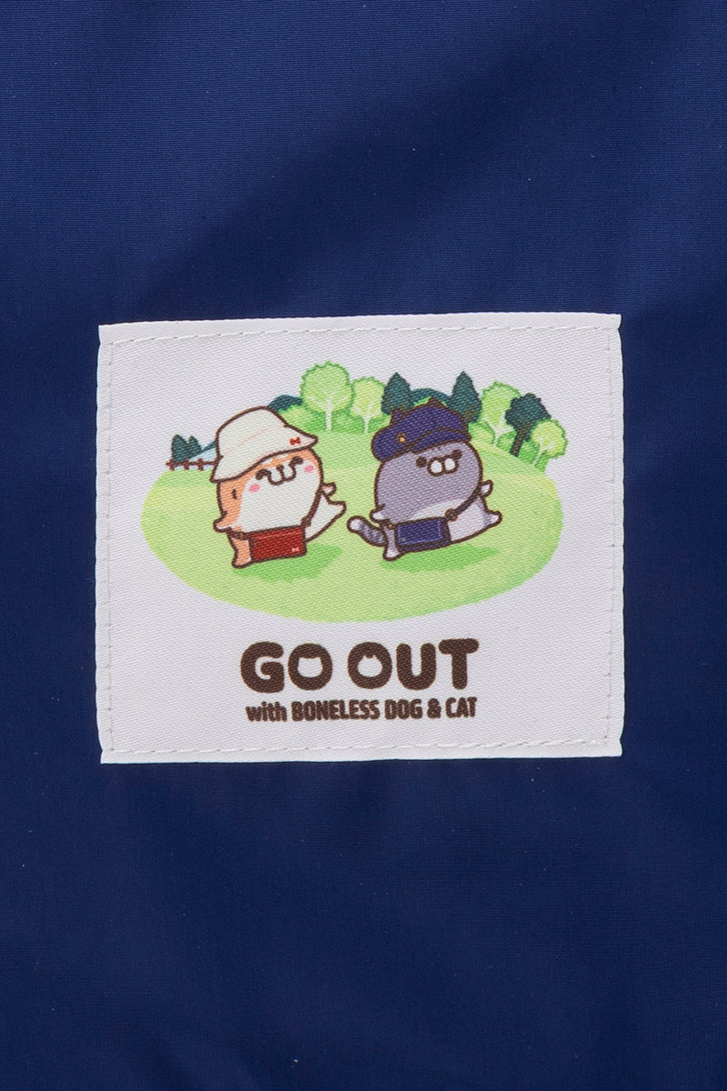 トラベルポーチ2pセット(GO OUT) ボンレス犬とボンレス猫