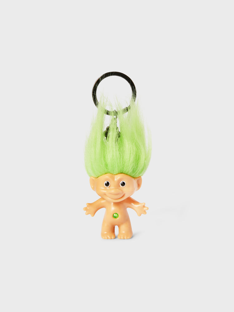 COLLER x UNIVERSAL PVCフィギュアキーリング グッドラック・トロールズ(GREEN)