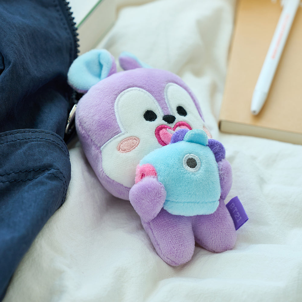BT21 フェイスぬいぐるみキーリング SMILE MANG BT21 - ☆BT21☆ MANG フェイスぬいぐるみキーリング SMILEの