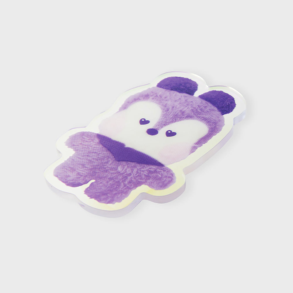 BT21 minini アクリルクリップ マグネット(パープル) MANG