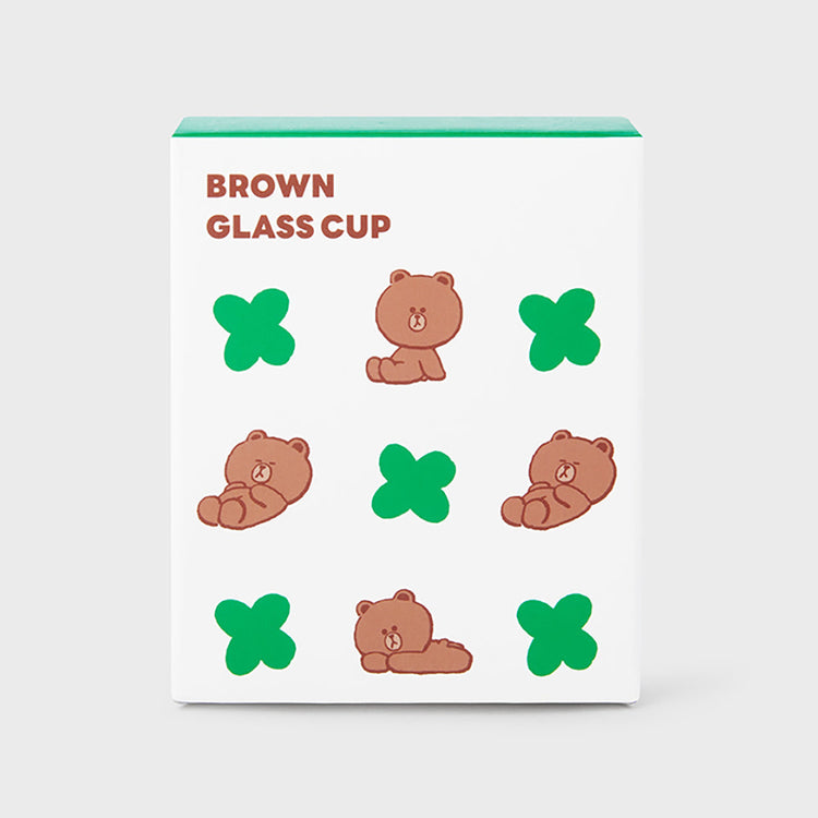 シリコンガラスコールドカップ ブラウン