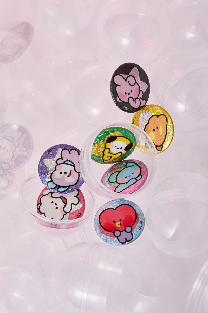 BT21 minini 缶バッジセット(LUCKY GATCHA) BT21