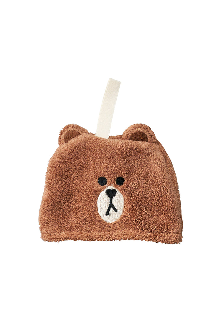 マイクロループタオル ブラウン