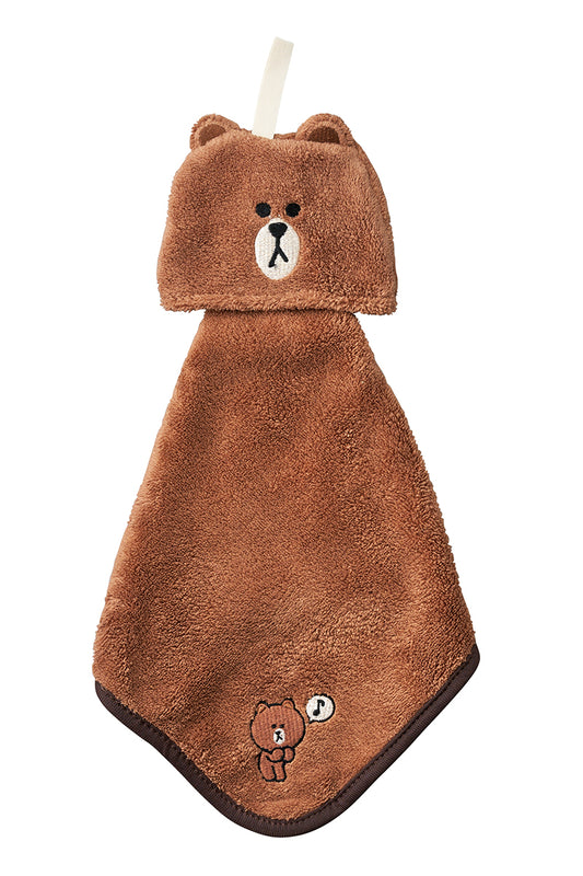 マイクロループタオル ブラウン