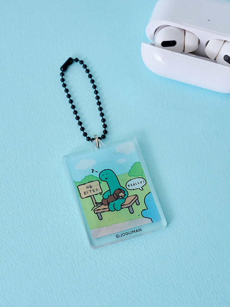 アクリルレンチキュラーキーリング 嚙みます(PARADOX) JOGUMAN