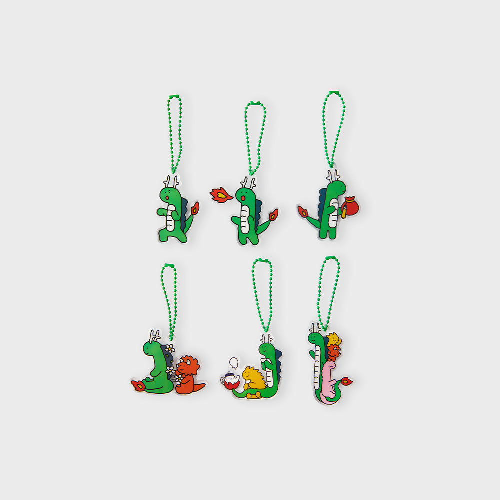 ベーシック ドラゴン アクリルランダムキーリング JOGUMAN