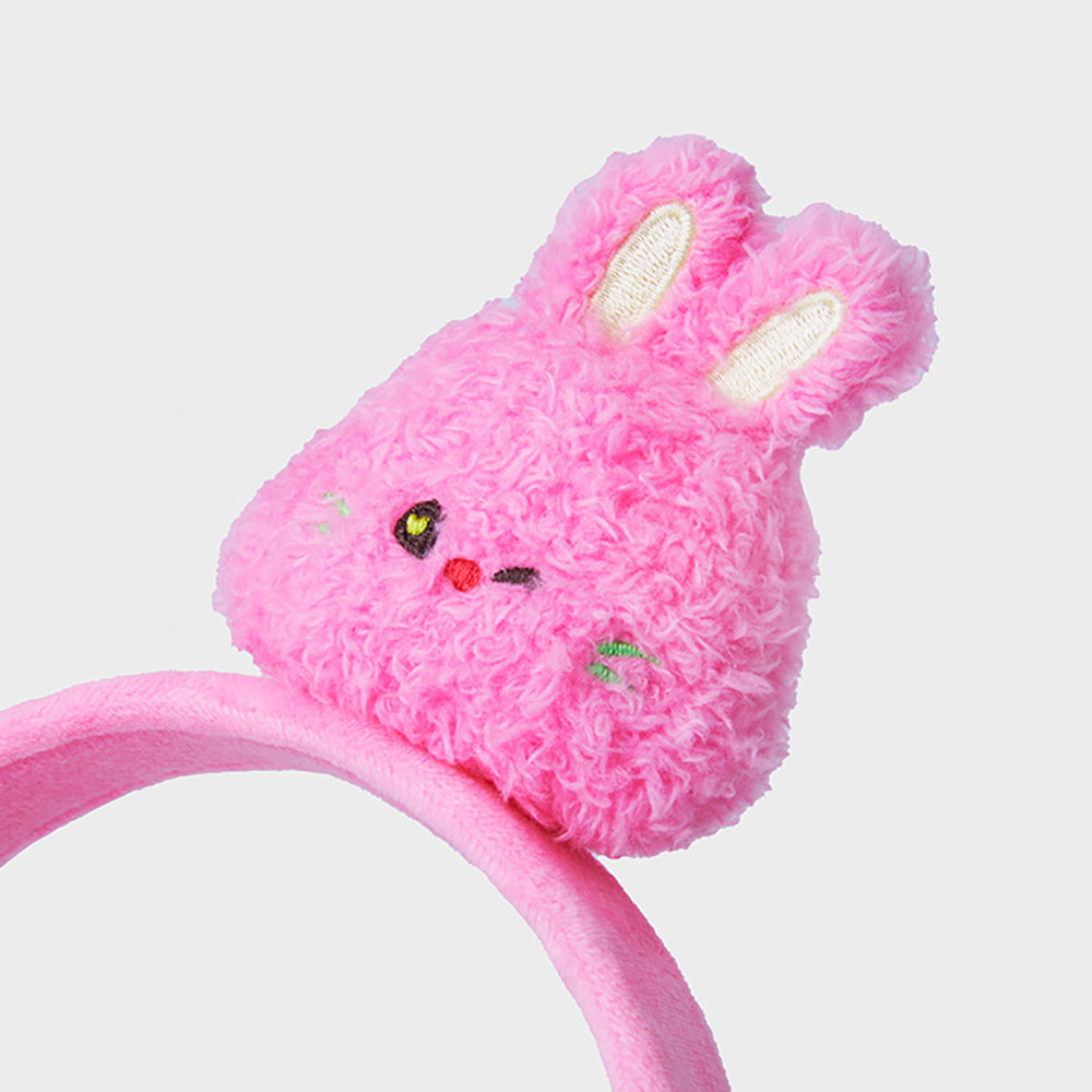 bunini ぬいぐるみヘアバンド (PINK)