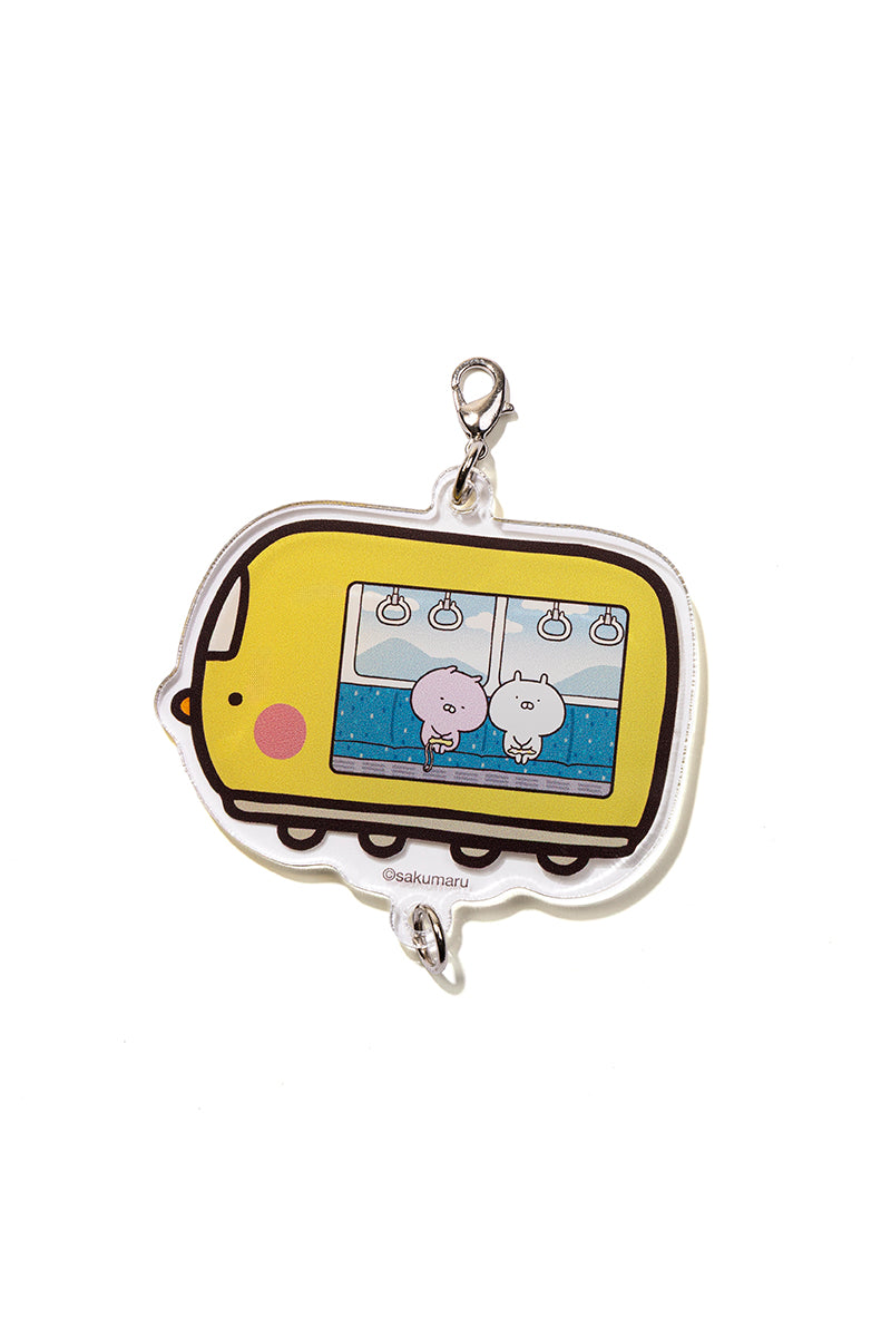 うさまる ランダムつながるアクリルチャーム(うさまるトラベル) うさまる – LINE