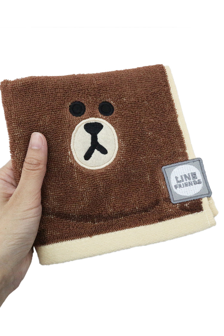 フェイスタオル ハローブラウン