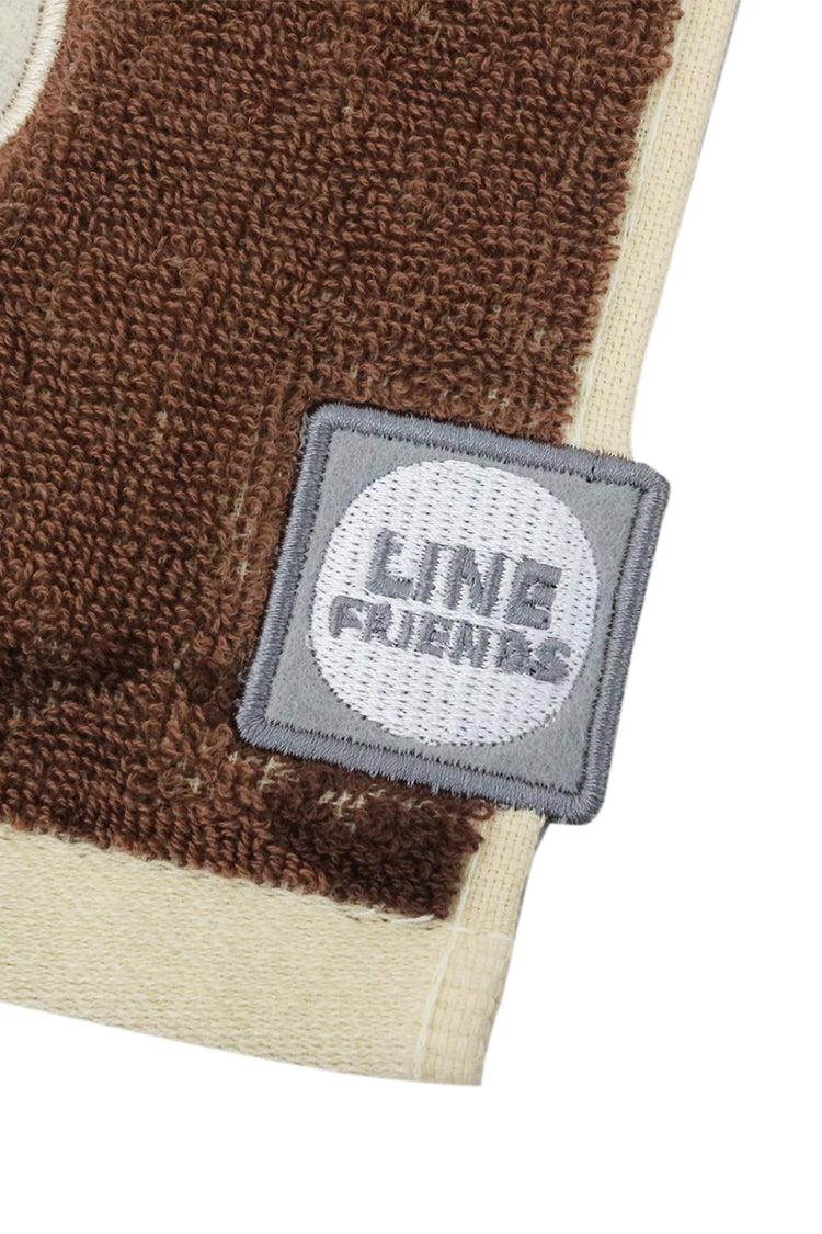 フェイスタオル ハローブラウン