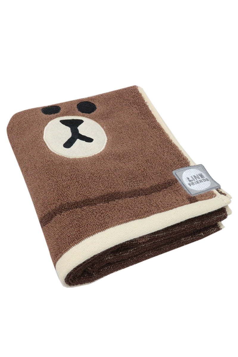 フェイスタオル ハローブラウン