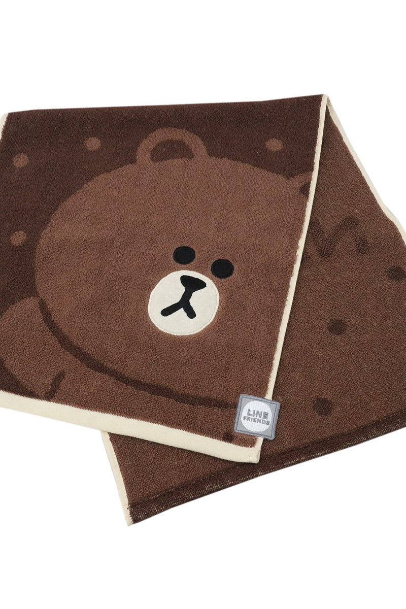 フェイスタオル ハローブラウン