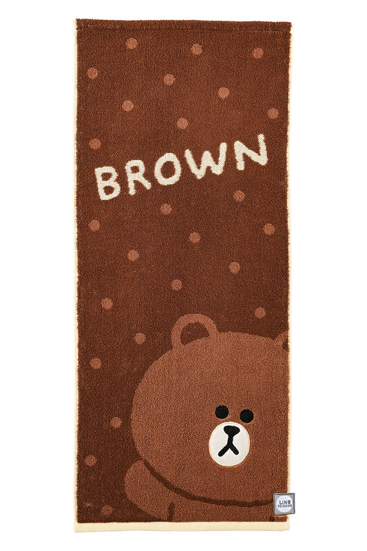 フェイスタオル ハローブラウン