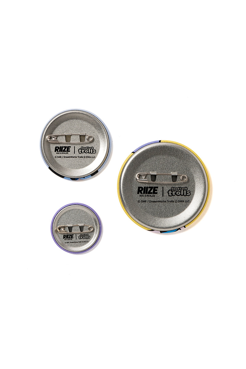 [RIIZE X Good Luck Trolls] CAN BADGE SET (SUNGCHAN)