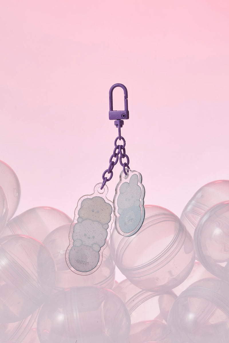 BT21 minini アクリルキーリング(LUCKY GATCHA) RJ/SHOOKY/COOKY