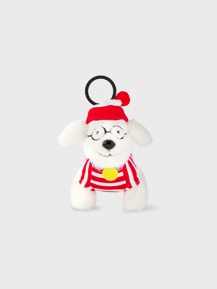 COLLER x UNIVERSAL ぬいぐるみキーリング ウォーリーをさがせ！(ウーフ)