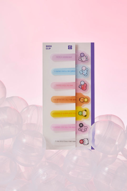 minini ブッククリップ(LUCKY GATCHA) BT21