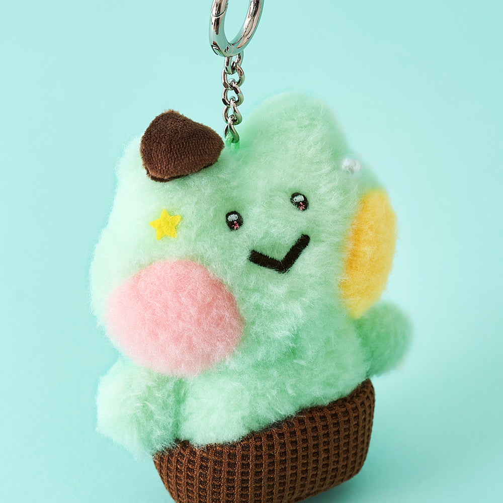 minini ミントチョコぬいぐるみキーリング(ICE CREAM) レニニ