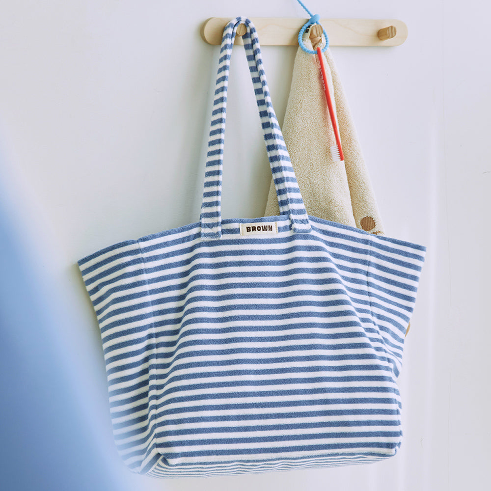 トートバッグ Lサイズ(LAZY DAY) ブラウン