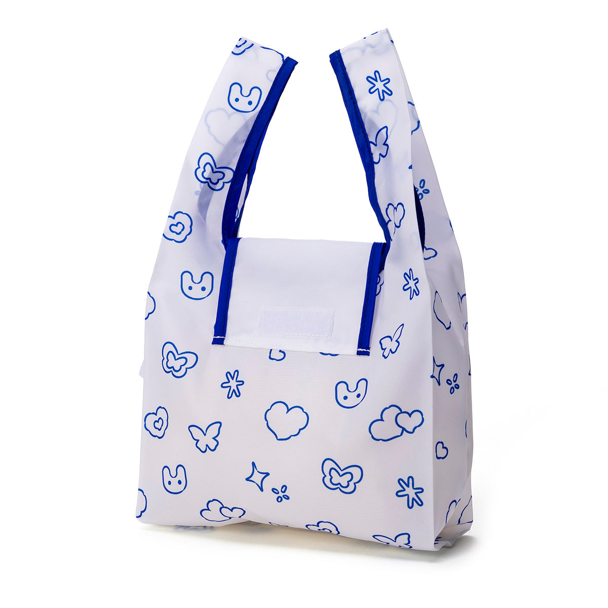 bunini ミニエコバッグ(NV×WH)