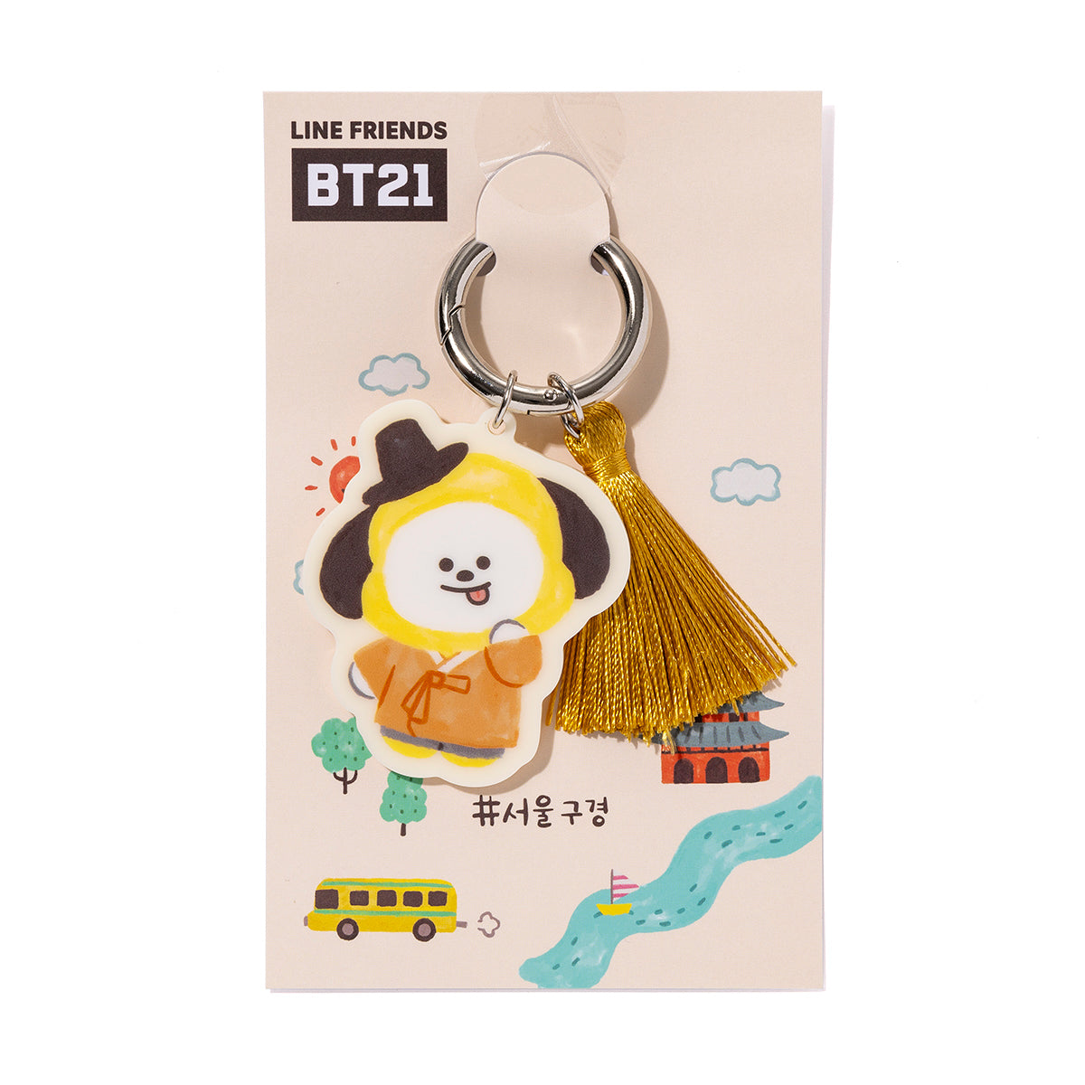 フリンジ アクリルキーチェーン(AMAZING JOURNEY) CHIMMY